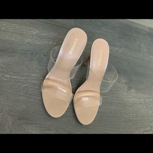 Express clear heels